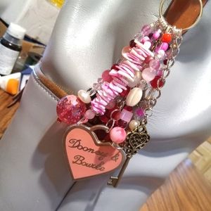 Dooney and Bourke hangtag handmade heart purse charm keychain jewelry